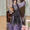 China Hanfu Ming-made Hanfu women stand-up collar and double-breasted pipa sleeve horse-faced skirt daily spring and autumn suit women's clothing
