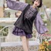 China Hanfu Ming-made Hanfu women stand-up collar and double-breasted pipa sleeve horse-faced skirt daily spring and autumn suit women's clothing