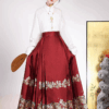 China HanfuMing mamian skirt imitation flower airplane sleeve New Chinese commuter Hanfu girl	women's clothes